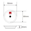 画像3: RUPES D-A MEDIUM Wool Polishing Pad ルペス ミディアム ウールポリッシングパッド　イエロー　黄 9.NW80M φ80mm For LHR75E, HLR75, LTA75, LHR75 (3)